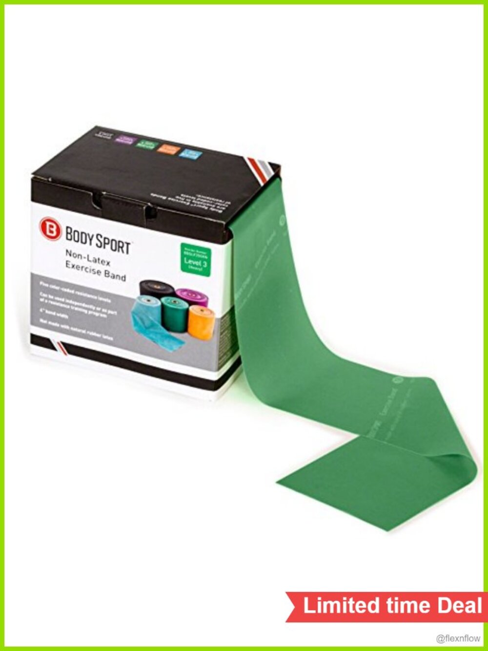Latex Free Resistance Bands for Stretching Yoga Strength Training